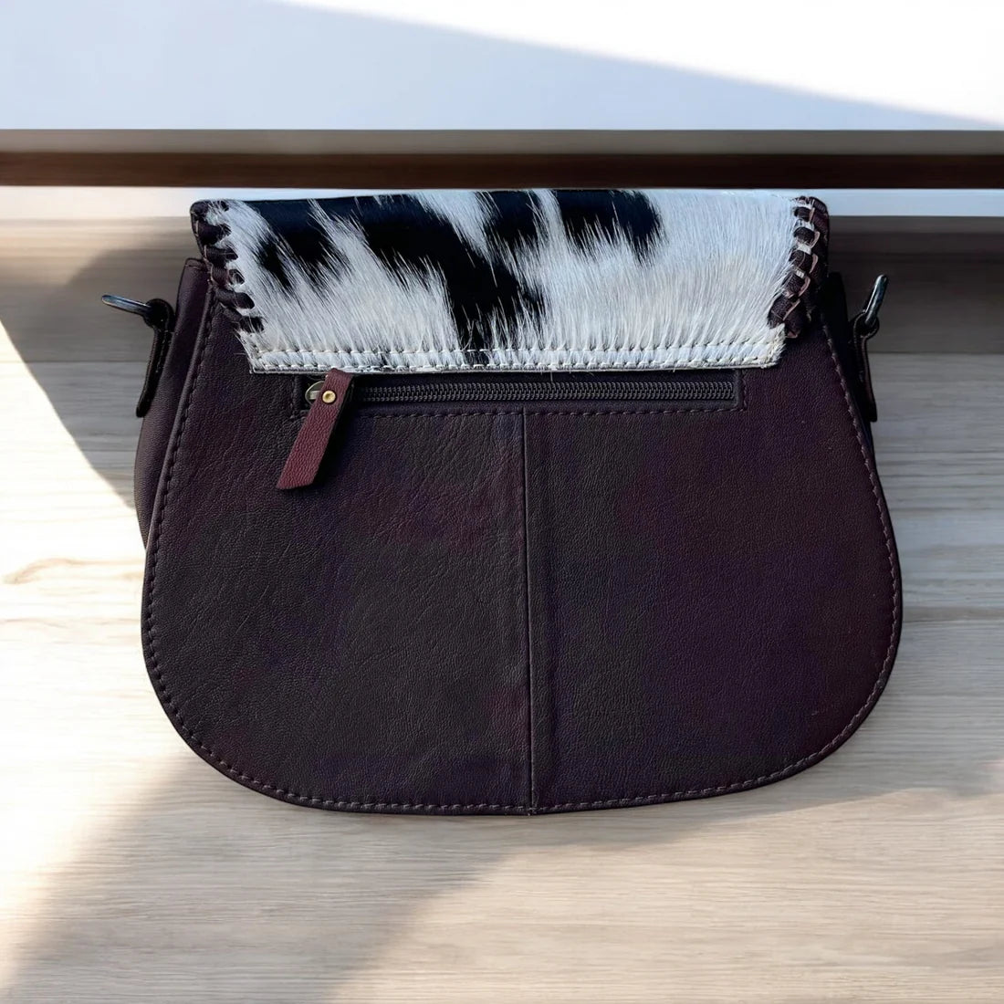 Millie Cowhide & Leather Crossbody Bag