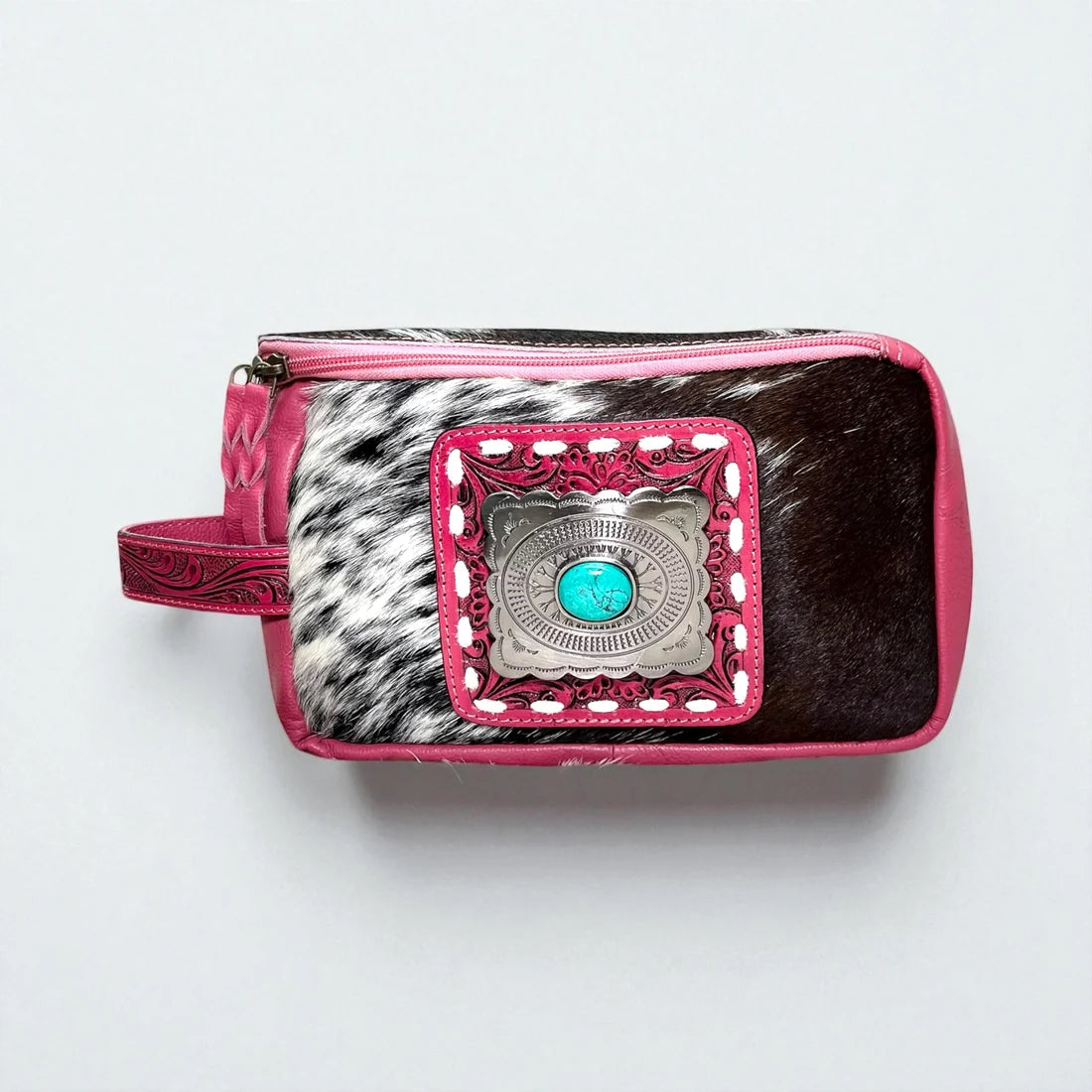 Pink Concho Makeup Bag