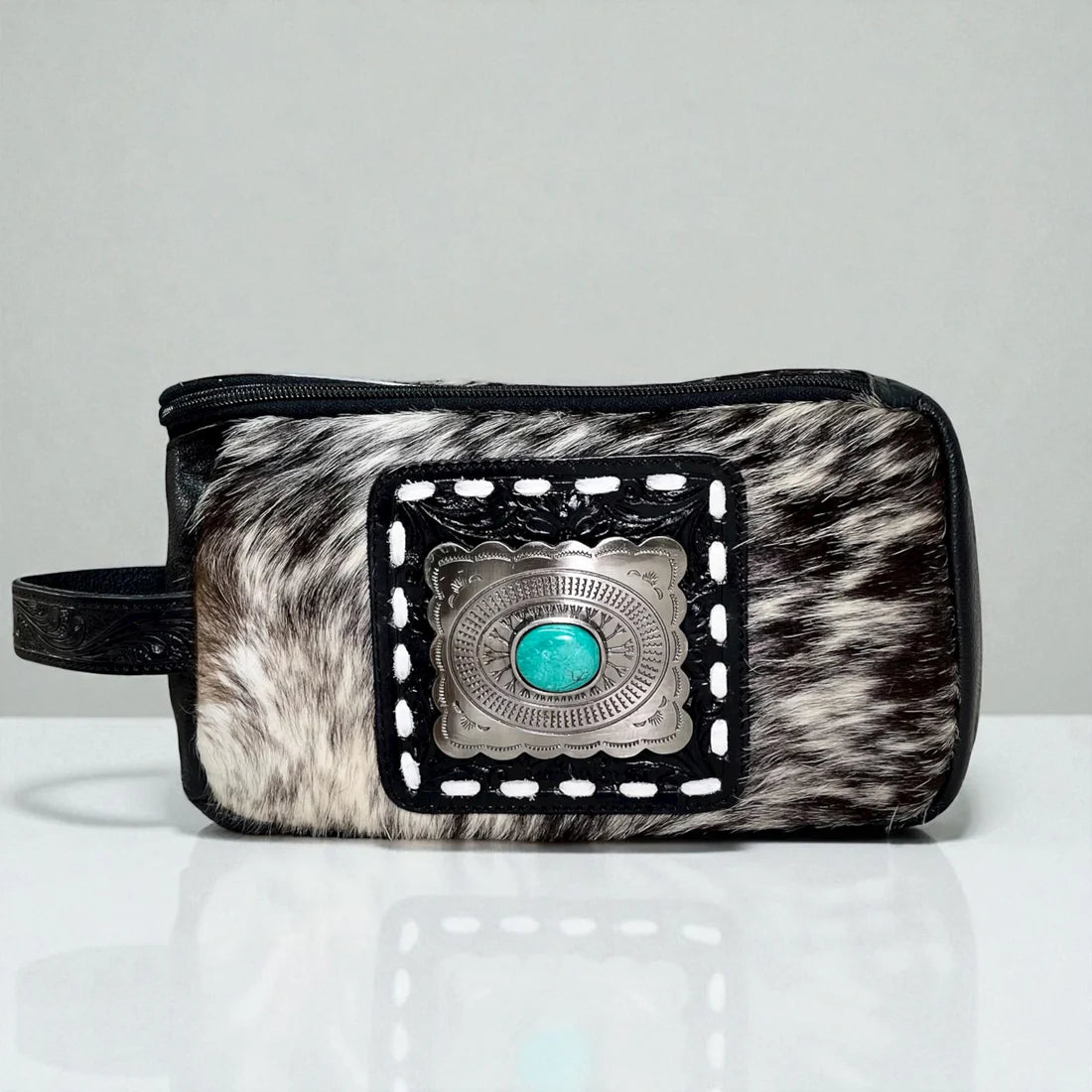 Black Concho Makeup Bag