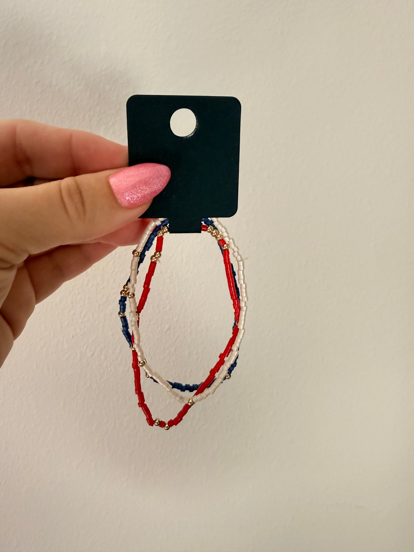 Patriotic Triple Bracelet Stack