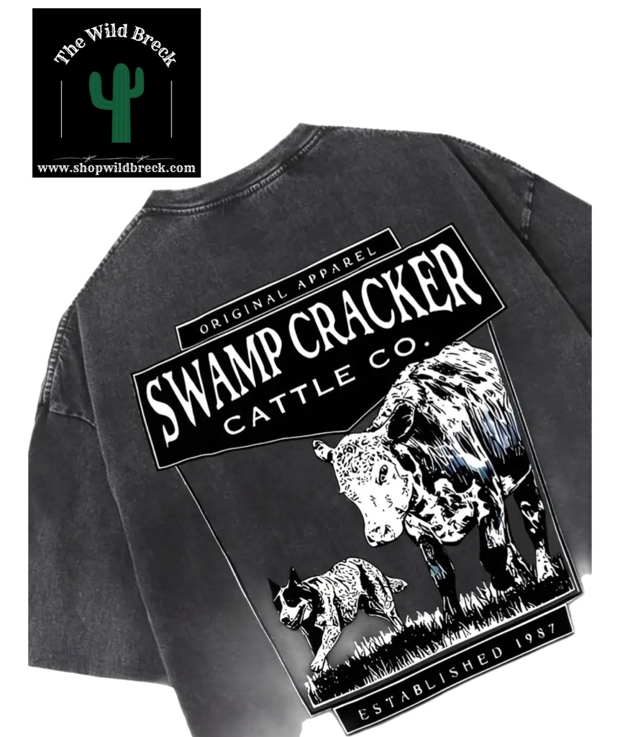 Swamp Cracker Cattle Co- Gray