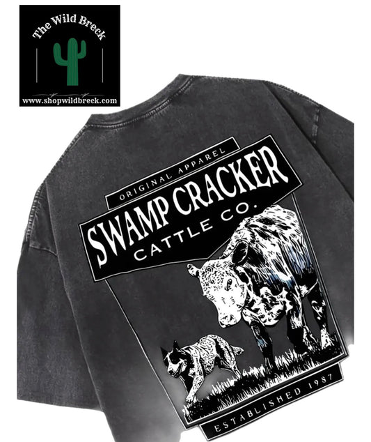 Swamp Cracker Cattle Co- Gray