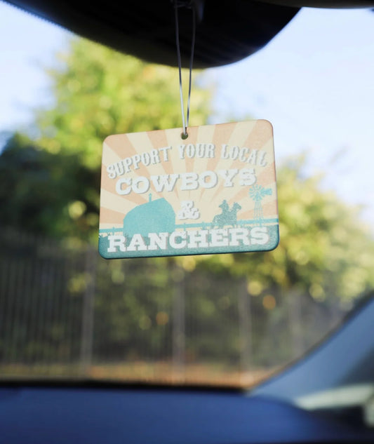 Support Ranchers & Cowboys Air Freshener