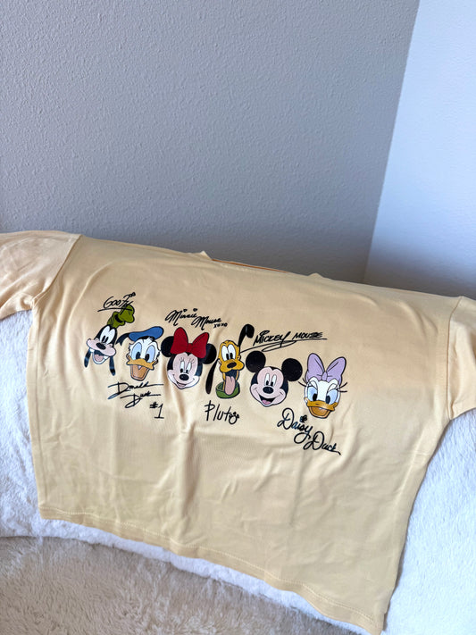 Yellow Disney Youth Tee