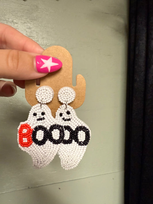 BOO Ghost Earrings