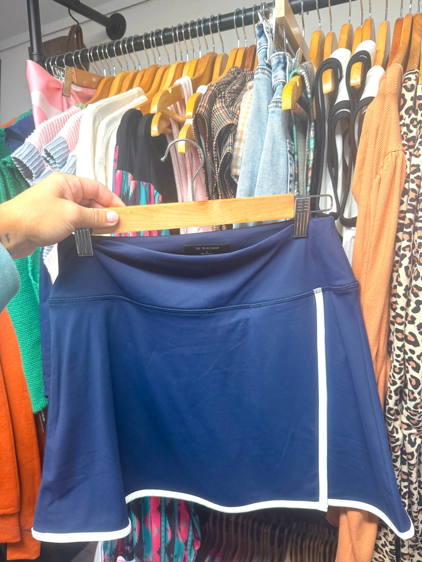 Navy Tennis & Golf Skirt