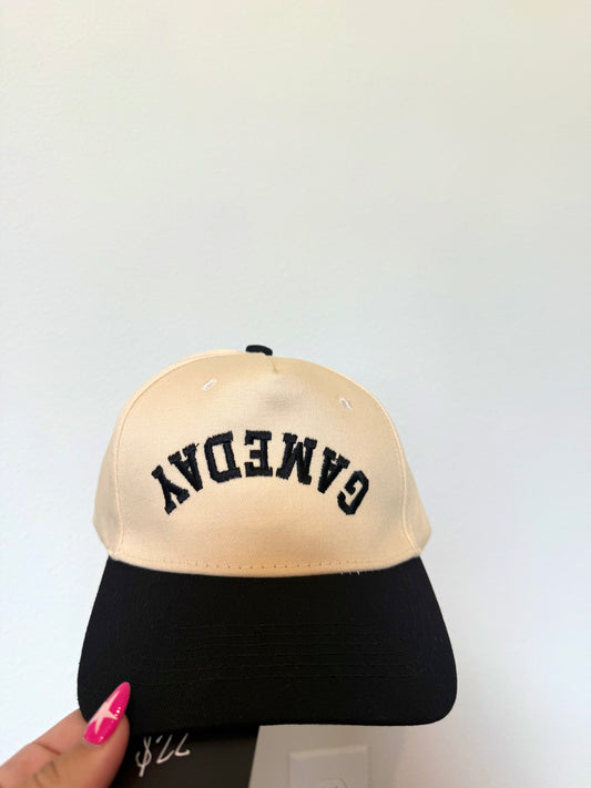 Black Trendy Gameday Hat
