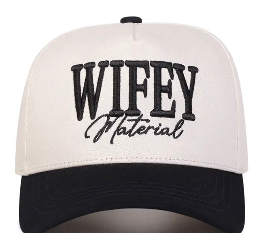 Wifey Material Black Hat