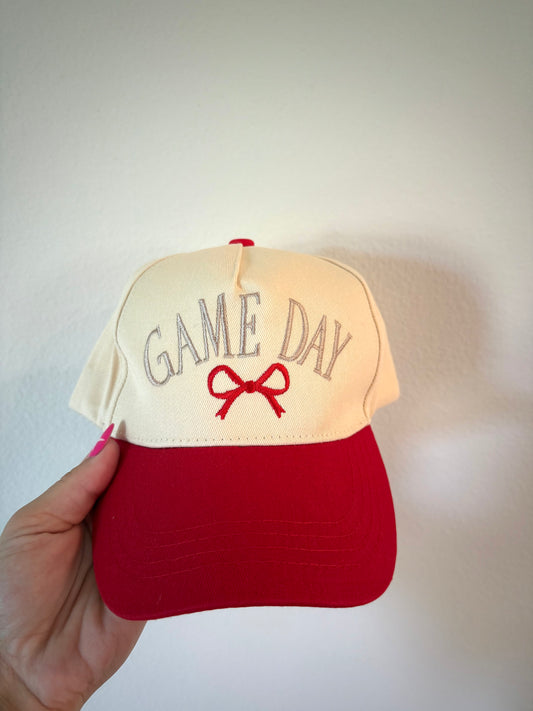 Red Game Day Hatt