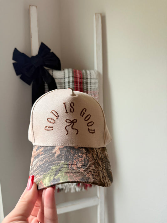 God is Good Camo Hat