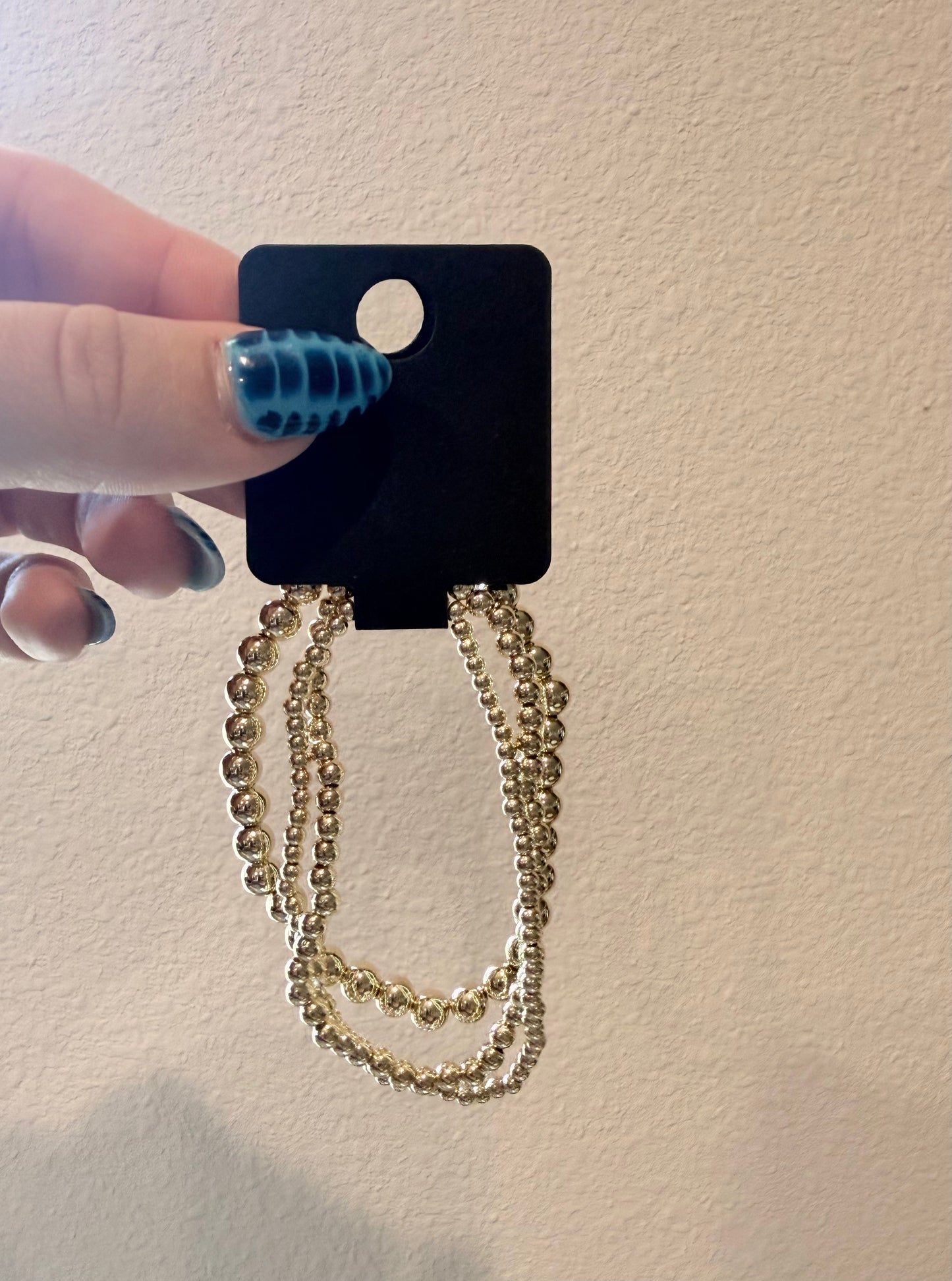 Triple Gold Stack Bracelets