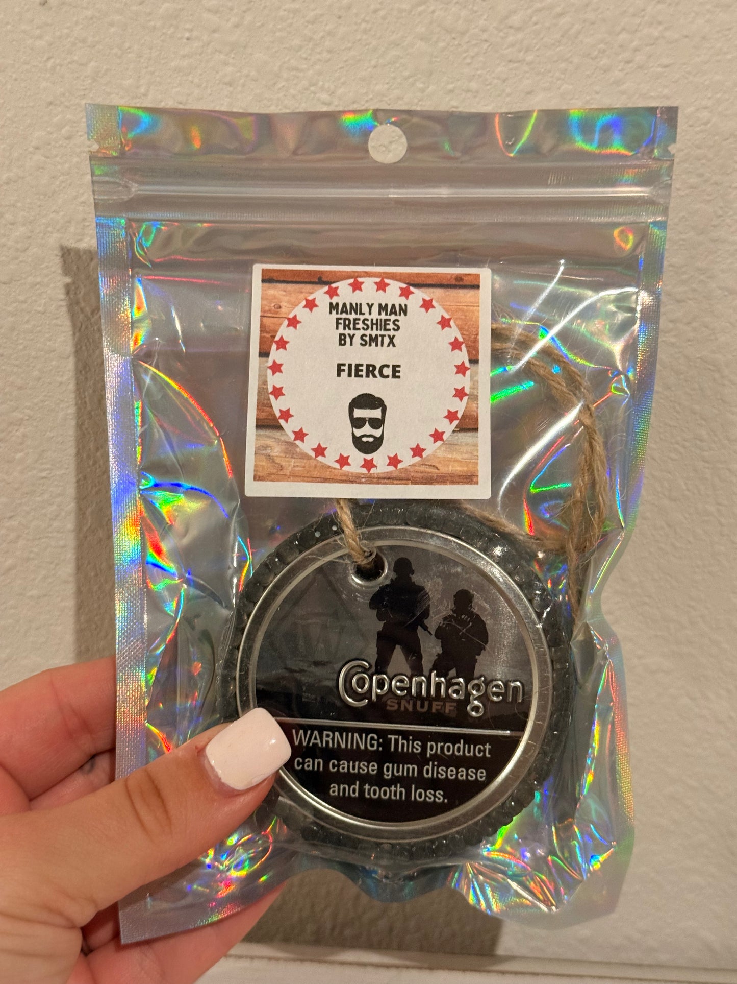 Patriotic Copenhagen Men’s Car Freshie- Fierce Scent
