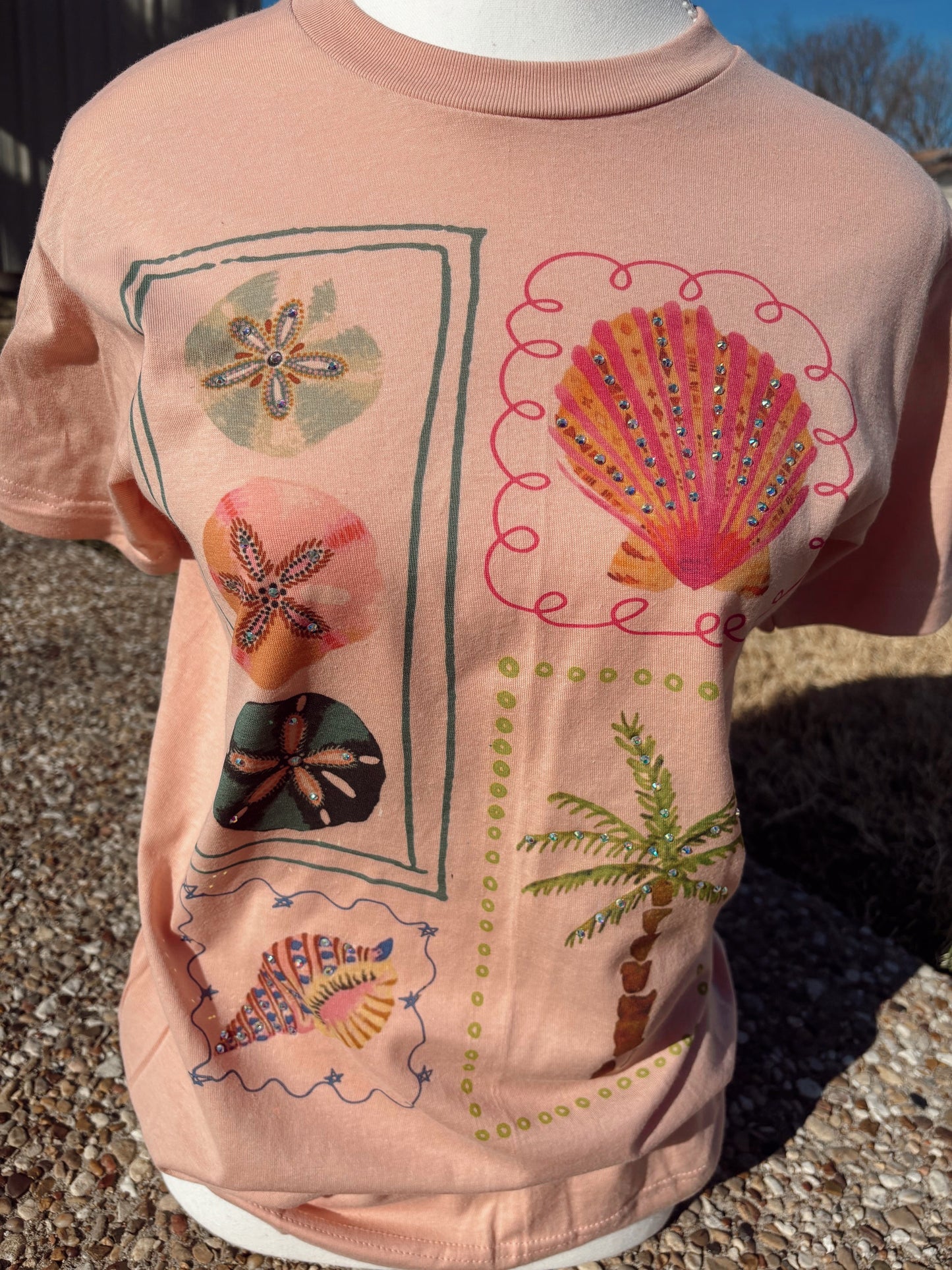 Coastal Rhinestone Tee
