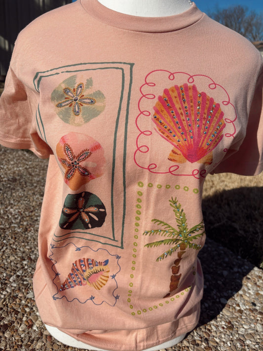 Coastal Rhinestone Tee