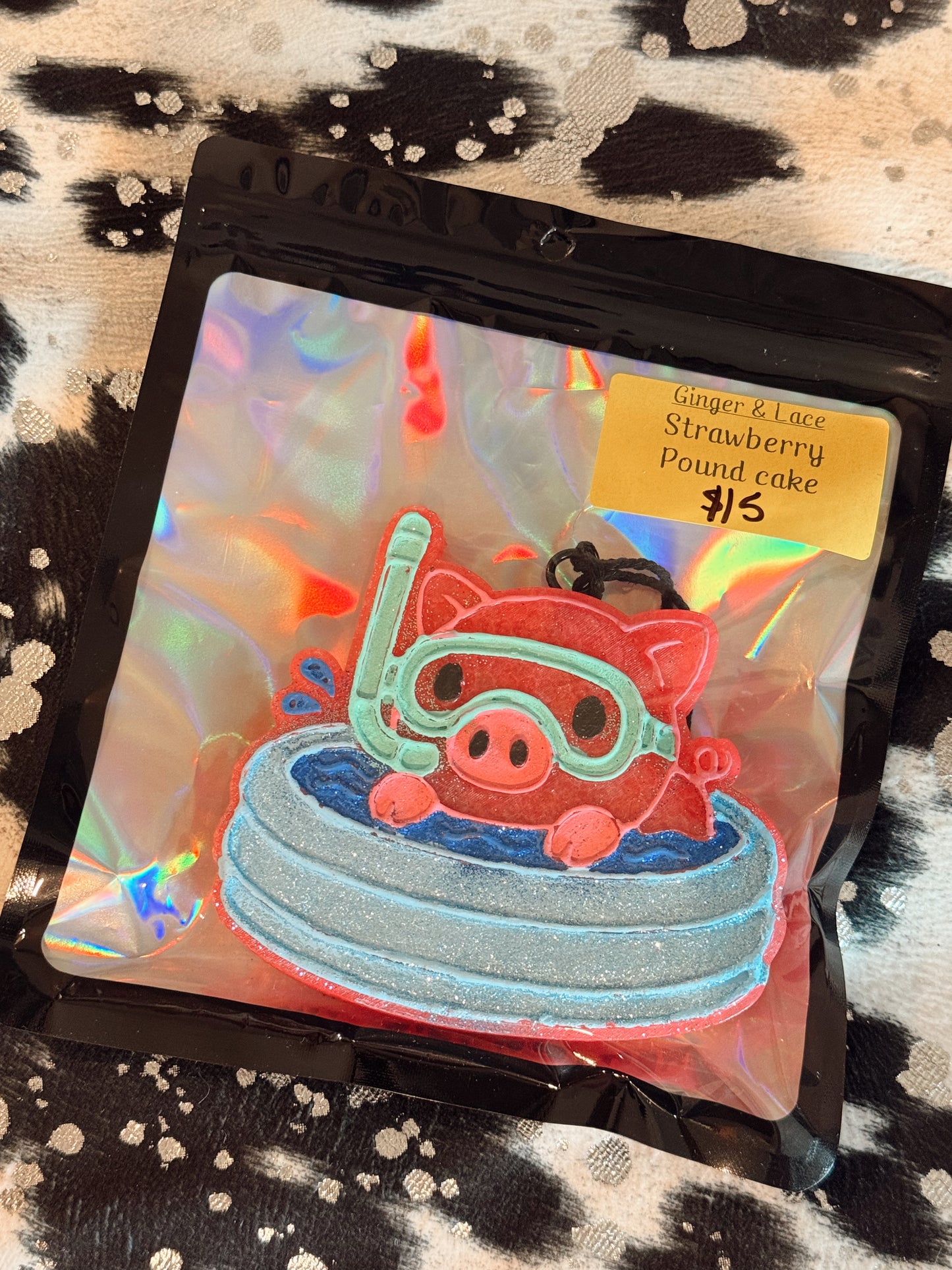 Pool Pig Car Freshie