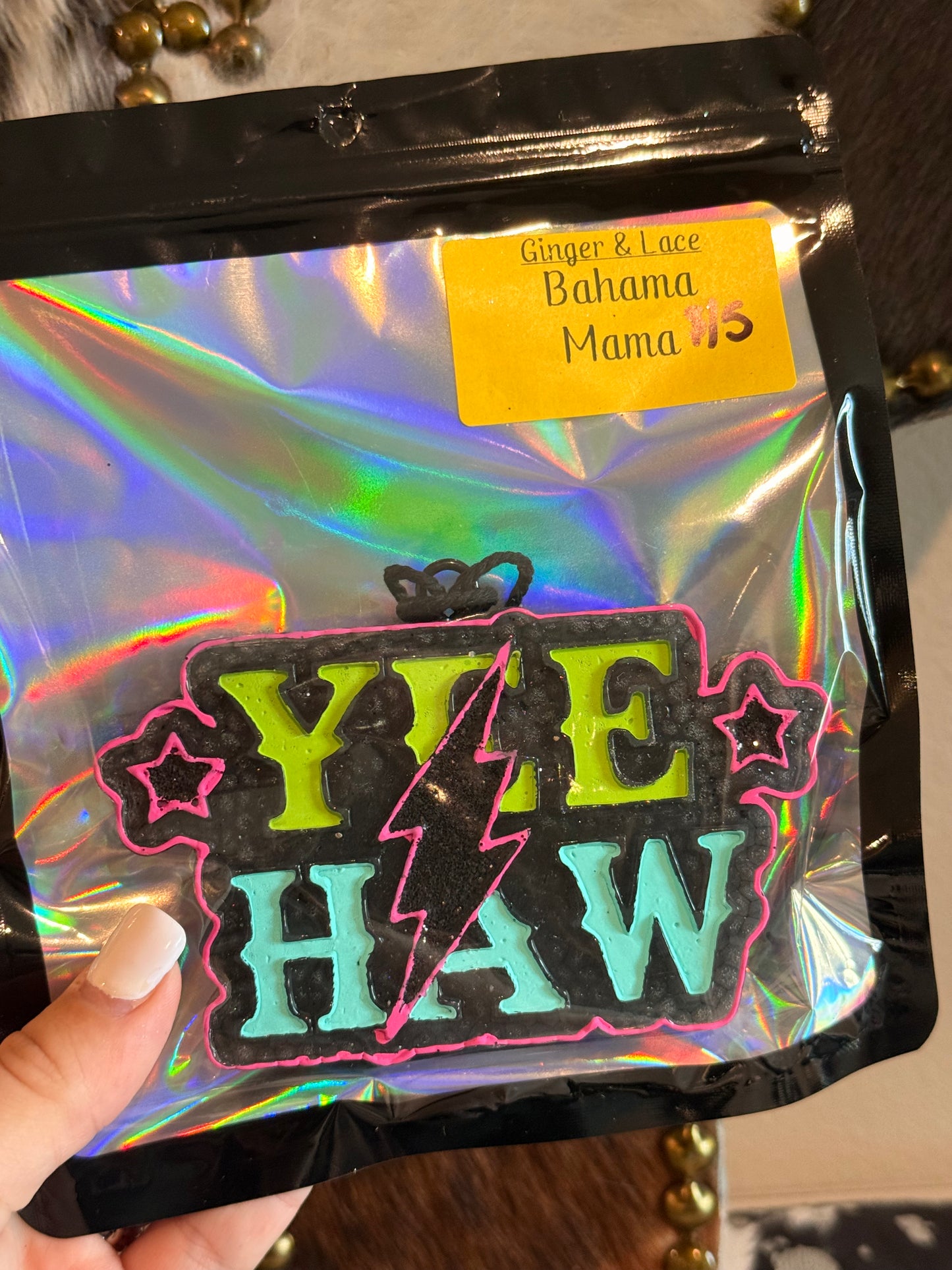 Electric Yeehaw Car Freshie