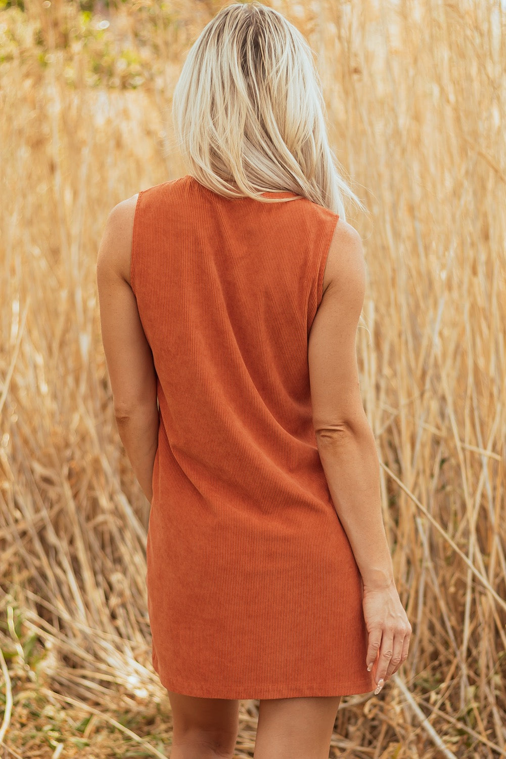 Terracotta Western Mini Dress