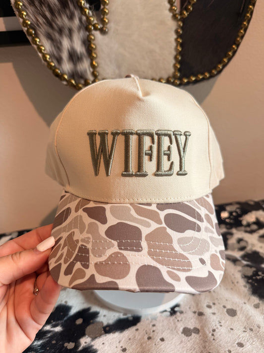 Camo Wifey Hat