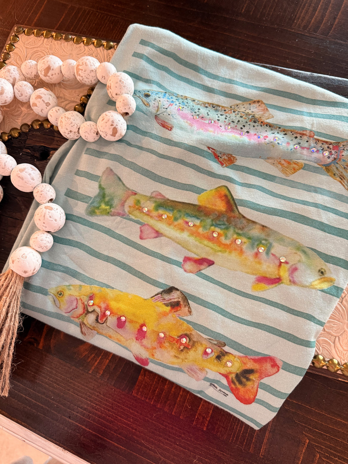 Fish Rhinestone Tee