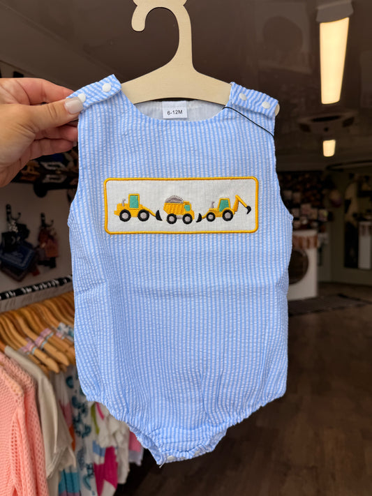Baby Boy Construction Bubble