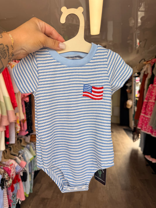 American Flag Baby Bubble