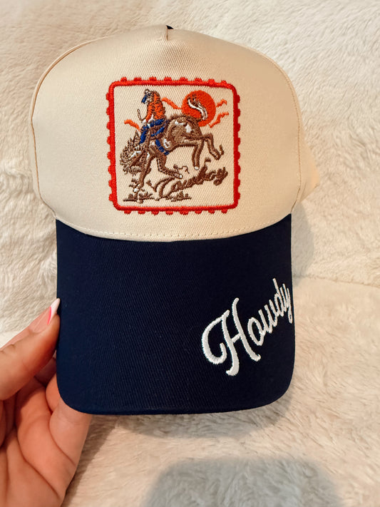 Navy Howdy Hat