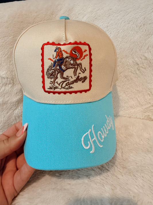 Blue Howdy Hat